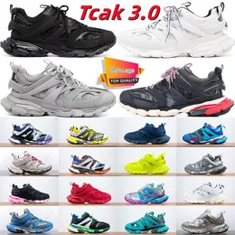 Met Box Track 3 3.0 Designer Men Women Casual Shoes Triple White Black Sneakers Tess.S. Gomma lederen trainer nylon geprinte platform heren sporttrainers schoenen