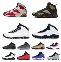 10 7 Mens Basketball Shoes Jumpman 7s Trophy Room Ember Glow Orlando Seattle Cement Wings Chicago Smoke Grey Woodland Camo Desert Camo 10s Trainer sneakers 40-47