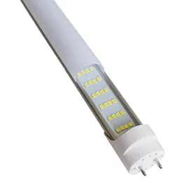 T8 4Ft Led Tube Light Replacement 6500k G13 72W 4 Row Cold White (Bypass Ballast) 150W Equivalent , 7200 Lumen, Dual-End Powered Frosted Milky AC 85-277V 25 Pack crestech