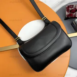 10A Retro Mirror Quality Designers Small Charlie Flap Bag 23cm Womens Shiny Real Leather Handbag Luxury Black Purse Crossbody Shoulder Strap Box Bag