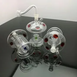 Tubi di fumo Narghilè Bong Glass Rig Oil Water Bong Bottiglia di fumo di acqua di vetro colorato fungo