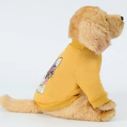 Vêtements pour chiens Jolis vêtements pour animaux de compagnie Élastique Mode Chiot Sweat-shirt Col rond Adorable pour Teddy