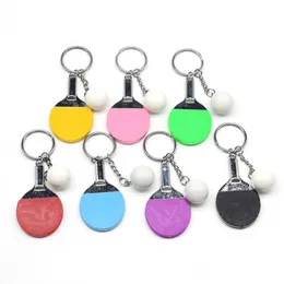 Key Rings Ship Table Tennis Keys Chain Gifts Sports Keychain Gift R174 Mix Order 20 Pieces A Lot Keychains Drop Delivery Jewelry Dhutj