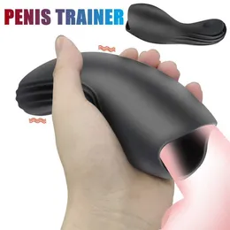 Sexy Sexspielzeug für Männer zum Masturbieren, Penis-Eichel-Trainer, Masturbationsbecher, USB-Mann-Vibratoren, Sexshop, Masturbar oder Juguetes Masculino, 60 % Fabrikverkauf