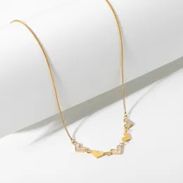 Designers de luxo 5 colar de pingente de coração jovens joias de casca branca para presente