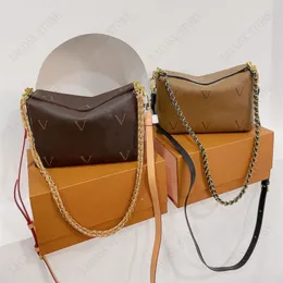 Мягкая багажница дизайнерская сумка женщина модные сумочки подлинная кожаная трена с двойным плечевым ремнем с оригинальной коробкой