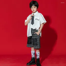 Abbigliamento da palcoscenico Kids Corean Japanese School JK Uniform for Girls Sailor Style Shorte Shorts Shorts Shorts Crenone Set Attrezza