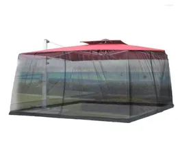 Tenten en schuilplaatsen Outdoor Net Patio Paraplu -netscherm UV Resistant Gazebo Style voor Yard Camping Tent7835422