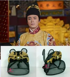 Bandanas 4 Tasarımlar Altın Black Ming Hanedanlığı İmparator39s Şapka Taklit Emilyed İmparator Wanli Mesh Erkek Tiara TV için İmparatorluk Doc1379759