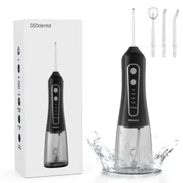 Autre hygiène bucco-dentaire 5 Modes Irrigateur Oral USB Type-C Fil à Eau Rechargeable Portable Dentaire Hydropulseur Jet 300 ml Irrigateur Dents Dentaires Cleane 230524