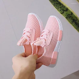 Athletic Shoes 2023 Spring And Autumn Children's Sports Boys Mesh Breathable Casual Girls Running Single