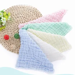 Baby Face Towel Burp Cloth Boys Girl Breathable Toddlers Face Cloth Drooling Bib with Hanging Hook Infant Washcloth 5Pcs