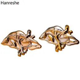 Hanreshe Hepatologist Gift Liver Brooch Pins High Quality Gold Color Organ Anatomy Viscera Sample Lapel Badge Jewelry