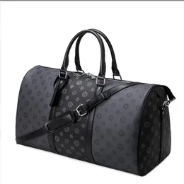 Unisex Duffle Bag Sport Bags Fashion Black Commerce Большая сумочка с твердым цветом нейлона портативная сумочка, путешествующая на плече, плечо, крос