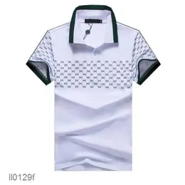 2023 Bahar Lüks İtalya Erkekler T-Shirt Tasarımcı Polo Gömlek Yüksek Sokak Nakışları Küçük At Baskı Giyim Giysileri Erkek Marka Gömlek 7n88