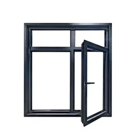 aluminum alloy glass outward opening window casement window