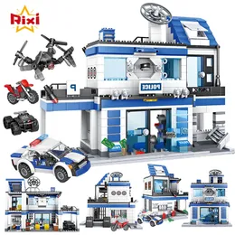 Blöcke City Station Bausteine Sets SWAT WW2 Hubschrauber Auto DIY Team Steine Lernspielzeug für Kinder Kinder Geschenke 230523