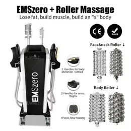 618 Sale Other Beauty Equipment EMS RF Roller Machine DLS-Emszero Four handles HIEMT Abdominal Muscle Stimulator with RF 5000W