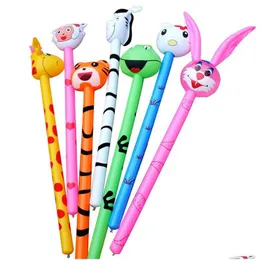 Balloon 120Cm Cartoon Inflatable Animal Long Hammer No Wounding Kids Stick Toy Baby Children Toys Random Style Drop Delivery Gifts N Dh96Z