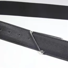 Fashion Luxury Designer Belts For Women Men Metal Black Buckle Mens Womens Leather Belts Classic Retro Belt Width 2 0cm 3 8cm wais2753