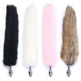 Fox Tail Stainless Steel Anal Sex Toys for Women Couples Metal Butt Plug Adult 18 Games Supplies Erotic Goods Sexy Products Shop 60% Factory Outlet Sale