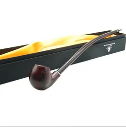 Smoking Pipes Fine carved red resin wooden pipe, fashionable and fashionable in Europe and America, long slender pipe