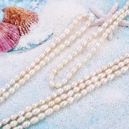 Crystal 5strand Natural Beadwater Pearl Beads Beads for Jewelry Making DIY Summer Fashion Bracelet Decoring Decor