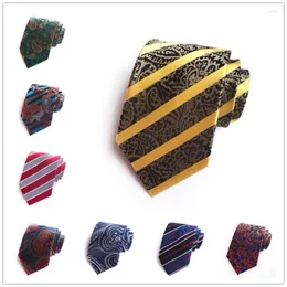 Bow Ties Hooyi Kwiatowy szyja dla mężczyzn Koszulka Modna Akcesoria 8 cm Business Mariage Work Fucków