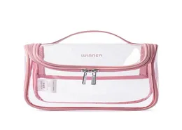 Zipper transparante make -uporganisatoren reistas PVC Clear Cosmetic Bags Cases9128454