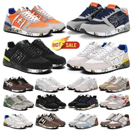 New Premiata mens womens running shoes Italy mick lander django sheepskin genuine leather trainers sports sneakers for men and women 39-45