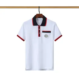 AAA 2023 Erkekler Tasarımcı Monclair Polos Tshirt Kadın Moda Nakış Rozeti İş Katı Polo Gömlekler Sıradan Göğüs Mektup Tişörtleri Tees Tam Etiketler YMD2