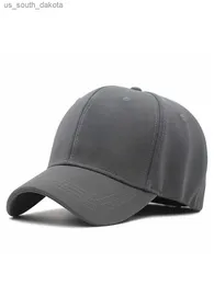Шаровые шапки с полной закрытой спиной носить шляпу большего размера шляпа мужская плоская крышка Hiphop Men Plus Plus Size Fited Baseball Cap 56-58 см 58-60 см 60-62 см L230523
