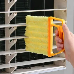 청소 브러시 ​​1pc 세탁 가능한 창 클리너 마이크로 화이버 먼지 더럽기 베네치아 에어컨 자동차 창문 홈 먼지 청소 도구 G230523