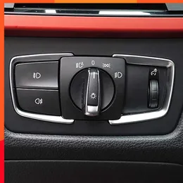 جديد 2 PCS ABS CAR CAR Headliter Switch Frame Trim Trim Frame For BMW New 3 4 316 320Ligt Car Accessories Interior Decorative