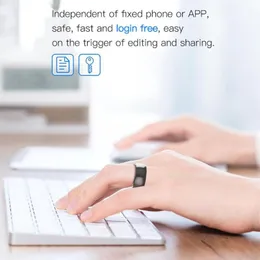 Anello smart anello smart a prova di polvere impermeabile per polvere impermeabile per il telefono cellulare multifunzione di Windows NFC Multifunzione Anello di dito