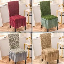 Chair Covers Jacquard Cover Stretch Dining Armchair Furniture Capa De Cadeira El Chairs BK50YT