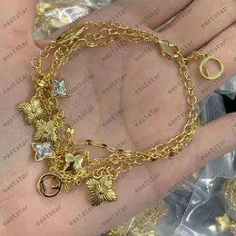 Clover Designer Bracelet Accessories Nail Bracelets Love Bangle Designer Diamond Titanium Gold Plated Fashion Womens Jewelry Multi Style High Quality s