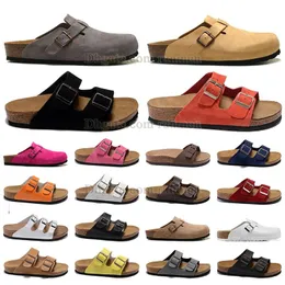 2023 BIRKENS TOCK Boston Arizona sandal Designer Sandals platform Microfiber Birko-Flor Soft Mules Footbed Sliders Clogs big buckle Pantoufle Flip dhgate slippers