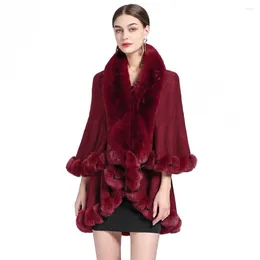 Schals Frauen Rex Kunstpelz Schal Dame Weiche Warme Wrap Herbst Winter Einfarbig Party Mantel Klassische Luxus Out Wear in Geschenk