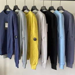 Con cappuccio maschile con cappuccio da uomo 22ss da uomo con occhiali da lente marca a maniche lunghe casual designer cp top fusthirt cofano lussuoso abbigliamento