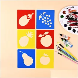 Orecchini Collana Set Modelli di pittura all'ingrosso Pp Hollow Ding Board I bambini piccoli imparano a trafficare Vita marina Animale Dhgarden Dhxde