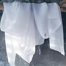 Dicht en verdikt sterrenlicht organza ontwerp trouwjurk stof damesjurk stof lange jurk staart jurk doe-het-zelf stof