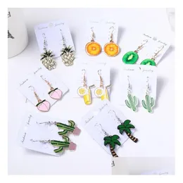 Dangle Chandelier Womens Personality Fruit Earrings Gsfe007 Fashion Gift National Style Women Diy Jewelry Earring Drop Delivery Dhfqq