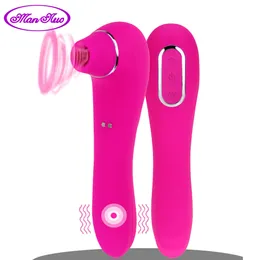 Vibratoren Klinischer Saugvibrator 2-in-1 Sexspielzeug Klitoris G-Punkt-Stimulator Pseudopeniler Vibrator 10 Vibrationsmodus Sexspielzeug 230524