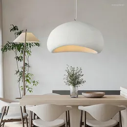 Lampy wiszące jadalnia ręcznie robione światła nowoczesne kawy bar LED Indoor Home Decor Wabi Sabi Chandelier sypialnia Living La La