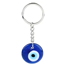 Blue Eyes Blakin moda Lucky Turkish Key Ring Cartoon Półprzezroczysty wisiorek