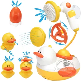 Baby Badespielzeug für Kinder Spray Wasser Badespielzeug Elektrische Ente Baby Dusche Wasserspielzeug Ball Badezimmer Badewanne Spielzeug Wasserspielzeug