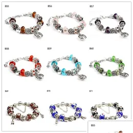 Perlen Hohl Schriftzug Tibetische Sier Glasperlen Bettelarmband Marke Damen Diy Europäische 6 Stücke Viel Gemischter Stil Gtpdb7 Drop Del Dhac0