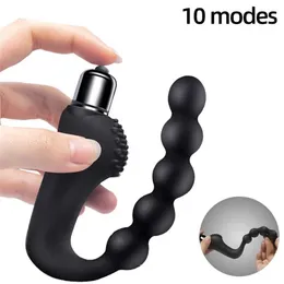 Male Prostate Massager Vibrator Men Women Gay Anal Butt Plug Toy for Couples Multi Spot Vagina Speed Adults Sex 60% Factory Outlet Sale
