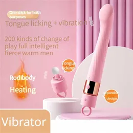 Умное отопление вибрационное копье языком лизать вибраторская женщина женщина-соски массажер G-Spot Clitoris стимулятор Sex Toys 70% продажа магазина магазина
